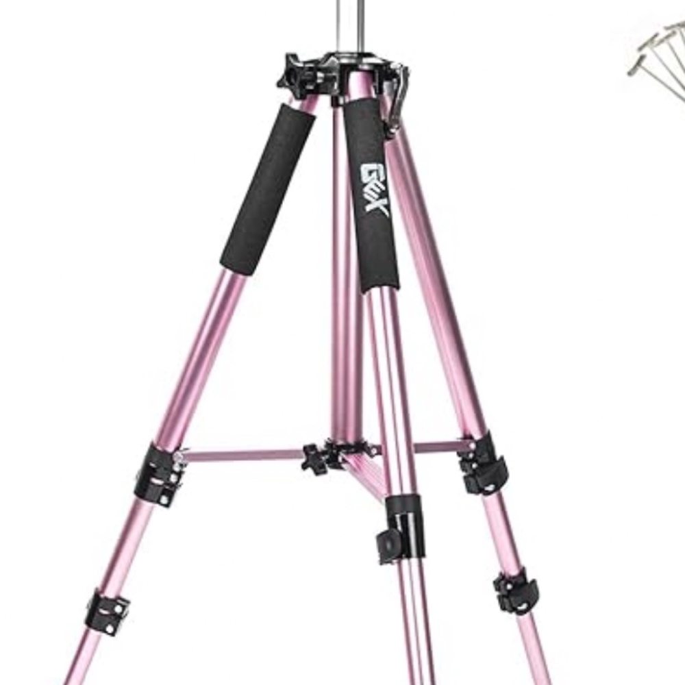 GEX Mannequin Tripod Wig Stand AND GEX Cork Canvas Block Head